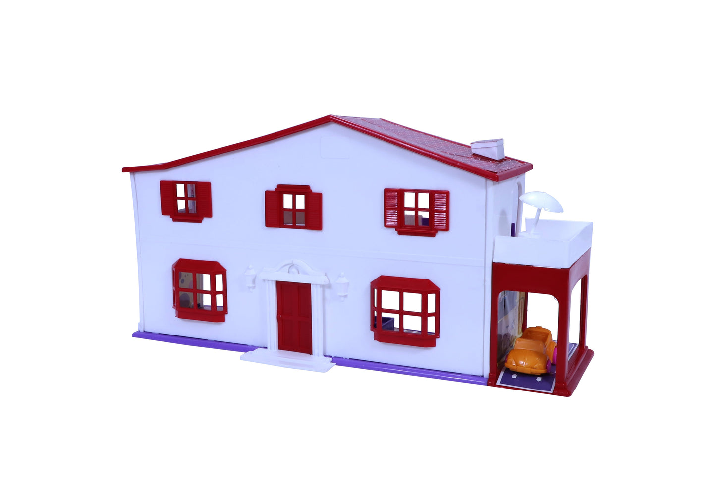 My Deluxe Doll House - 50 pcs | Girls Role Playset | Pretend Play | Doll House with Furniture | Dollhouse Accessories | Imaginative Play | Playhouse | For Kids Age 3+ years